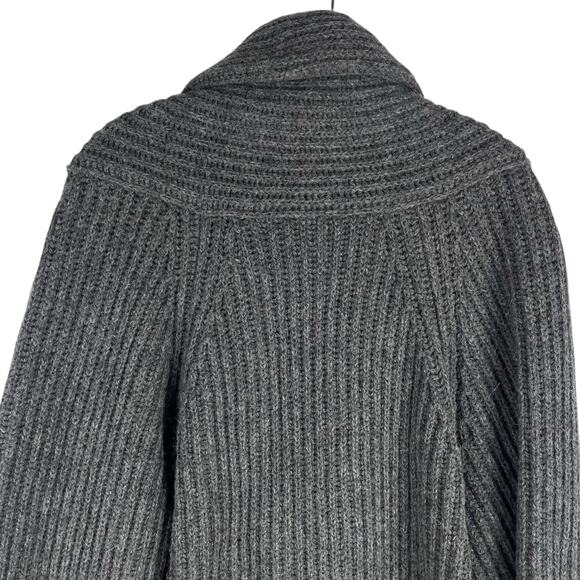 J. Peterman Classic Wool Shawl Collar Chunky Cardigan Men Size L - Picture 7 of 10